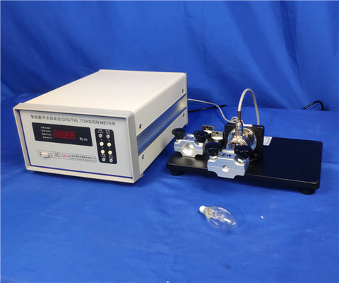 เครื่องทดสอบแรงบิดแบบดิจิตอล IEC60061 เครื่องมือทดสอบแรงสำหรับฝาปิดท้ายการทดสอบแรงบิดของหลอดไฟ
