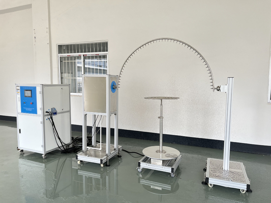 IEC 60529 IPX3 / IPX4 ท่อสั่นพร้อมระบบควบคุมโต๊ะหมุนและถังเก็บน้ำ