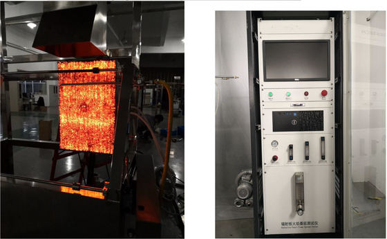 อุปกรณ์ทดสอบการแพร่กระจายไฟของแผ่นรังสี ASTM E162 / ASTM D 3675 สําหรับวัสดุรถไฟ