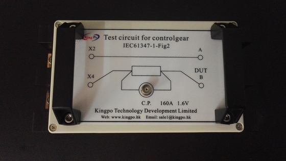 IEC 61347-1-2012 รูปที่ 3 วงจรทดสอบอุปกรณ์ควบคุม / อุปกรณ์วัดแสง
