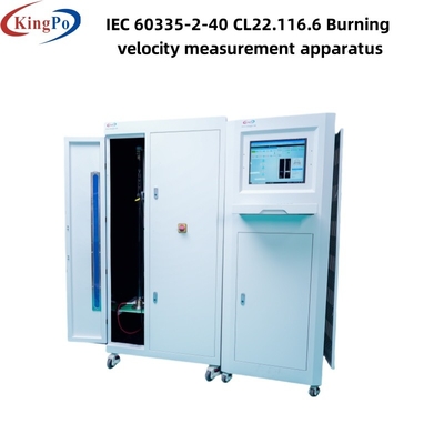 IEC 60335-2-40 CL22116.6 อุปกรณ์วัดความเร็วในการเผาไหม้ที่มีการออกแบบที่สะดวกต่อผู้ใช้