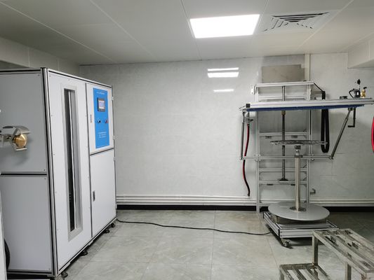 อุปกรณ์การทดสอบ IP IEC60529 IPX6K ด้วยความสูงการกระจายที่ปรับได้ และโครงสร้างจากสแตนเลสเพื่อการทดสอบการป้องกันการเข้า